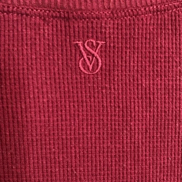 Victoria secret sleep shirt - burgundy - size large - Picture 6 of 7